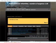 Tablet Screenshot of maltraitance-enfants.forums-fr.info