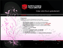 Tablet Screenshot of forums-fr.info
